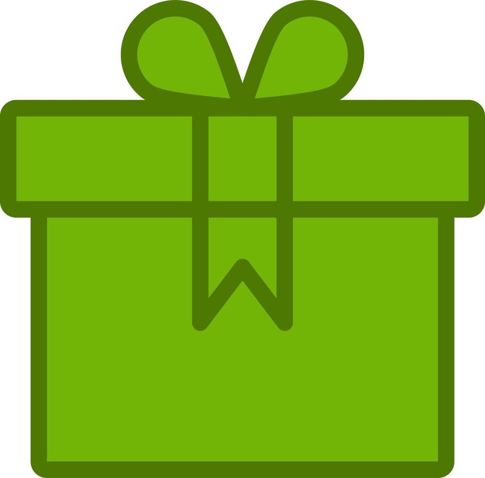 icono de vector de caja de regalo