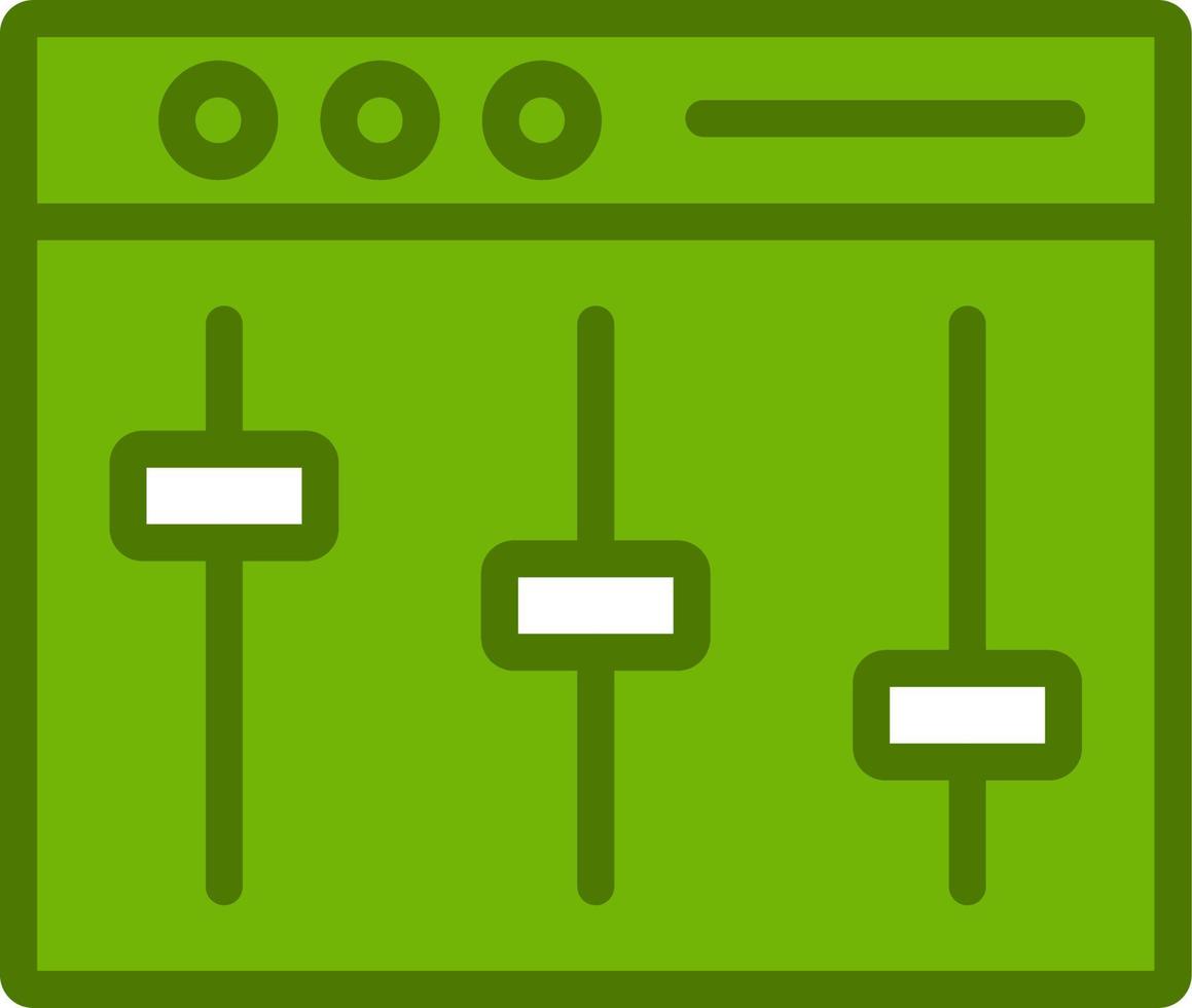 Dj Mixer Vector Icon