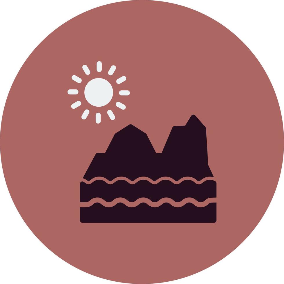 Glacier Vector Icon