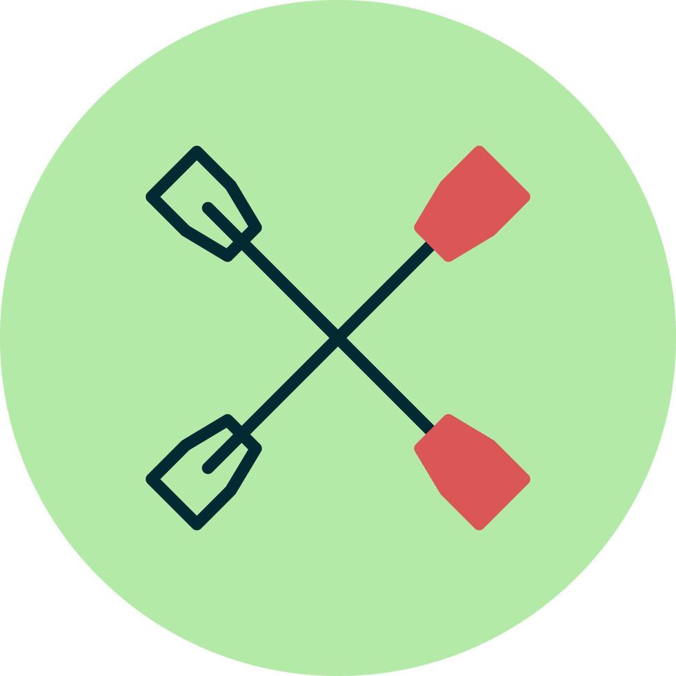 Oars Vector Icon