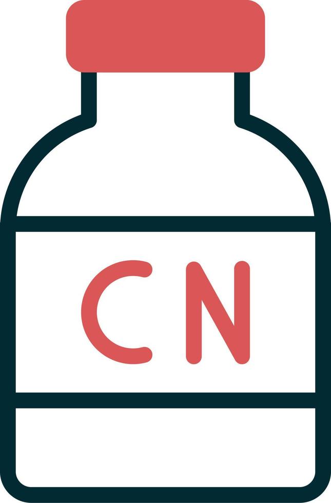 cianuro vector icono