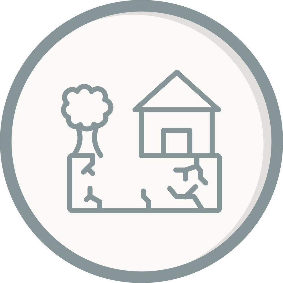 Earthquake Vector Icon