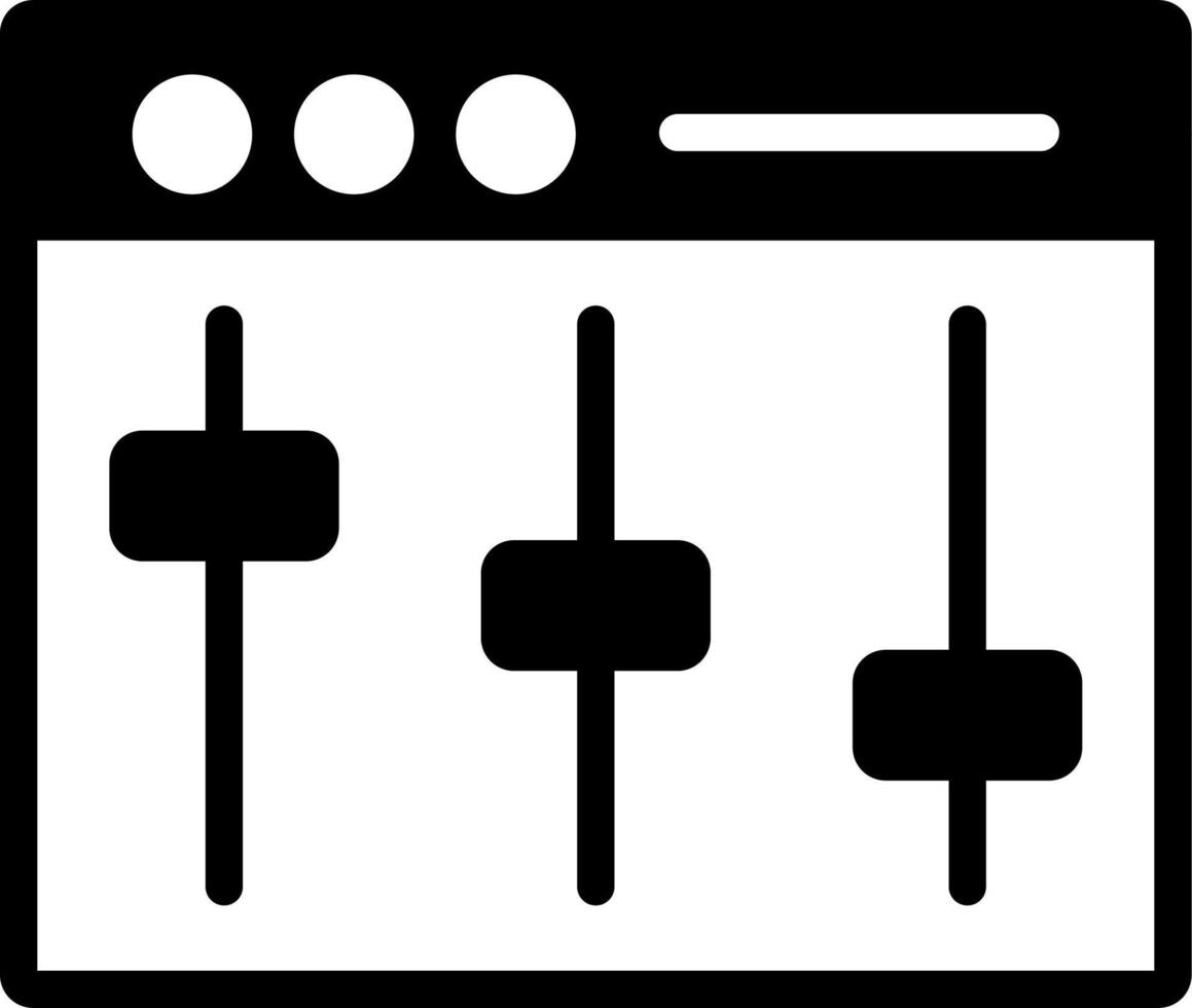 Dj Mixer Vector Icon