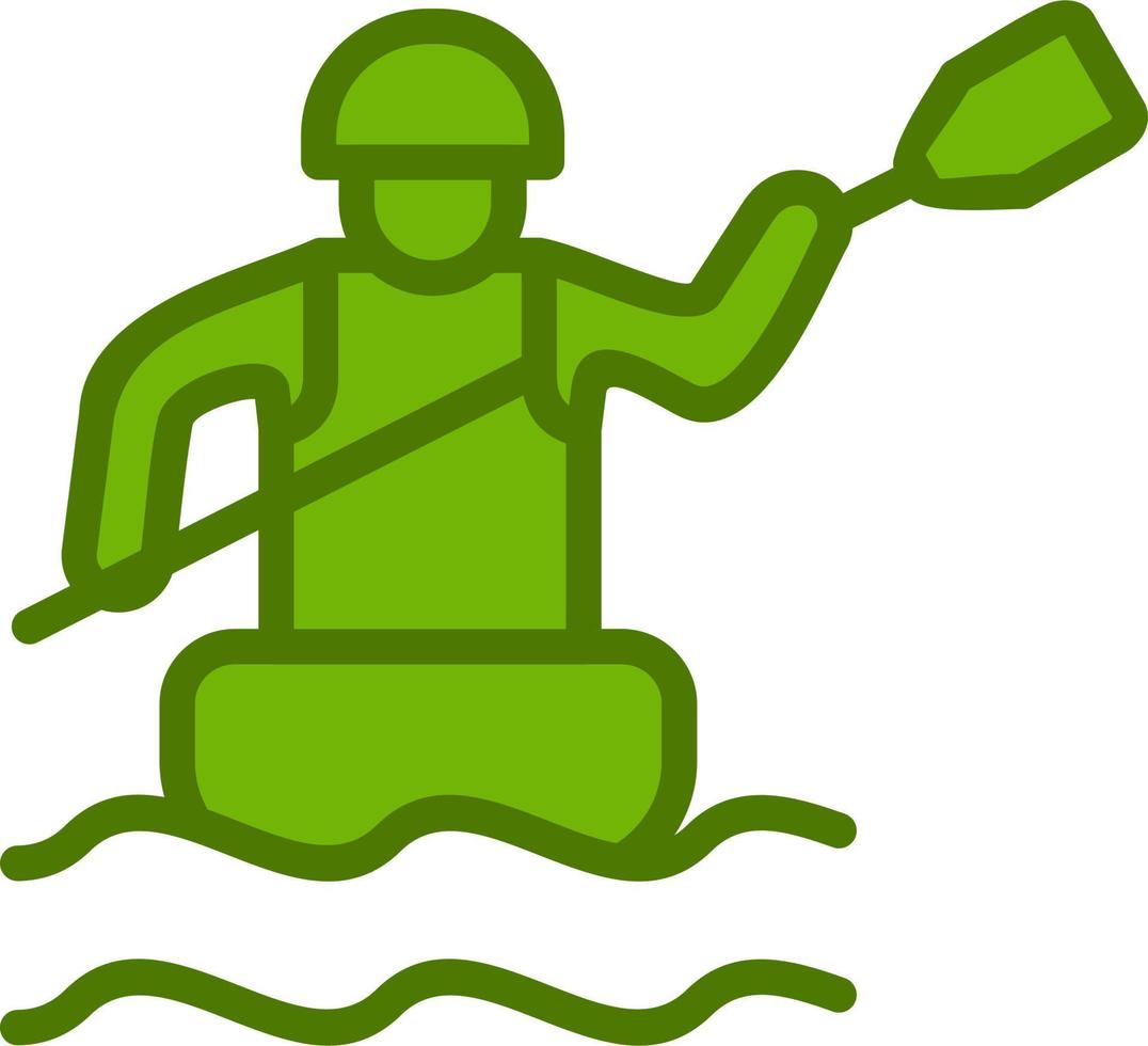 Rafting Vector Icon