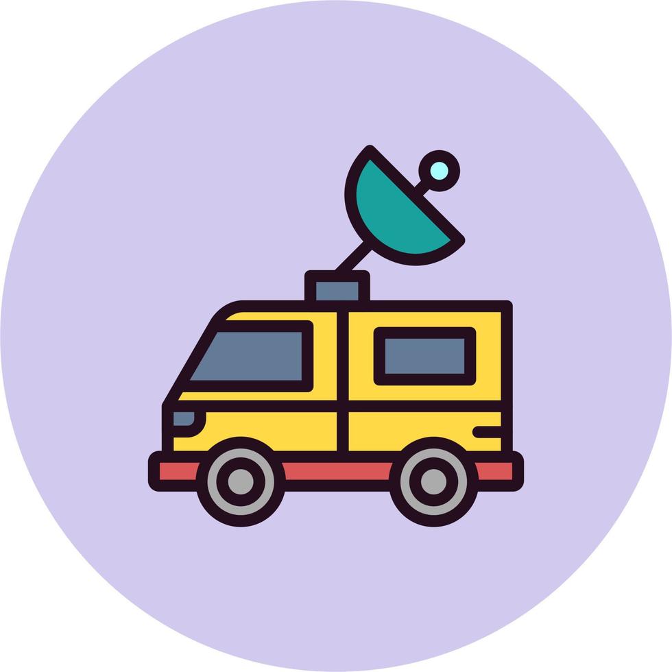 News Van Vector Icon
