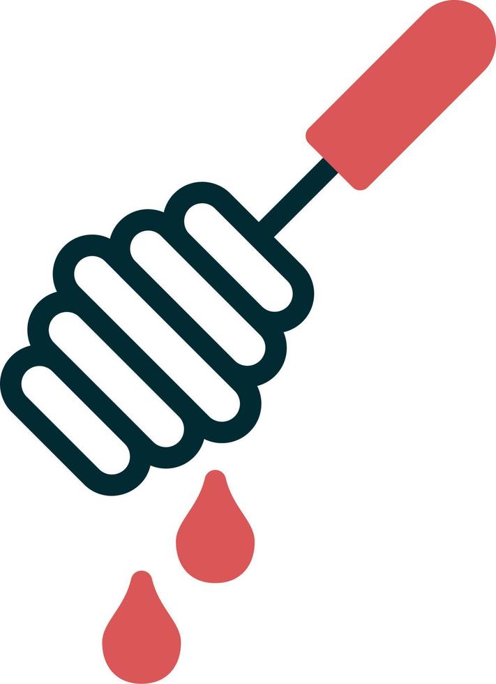 Honey Dipper Vector Icon