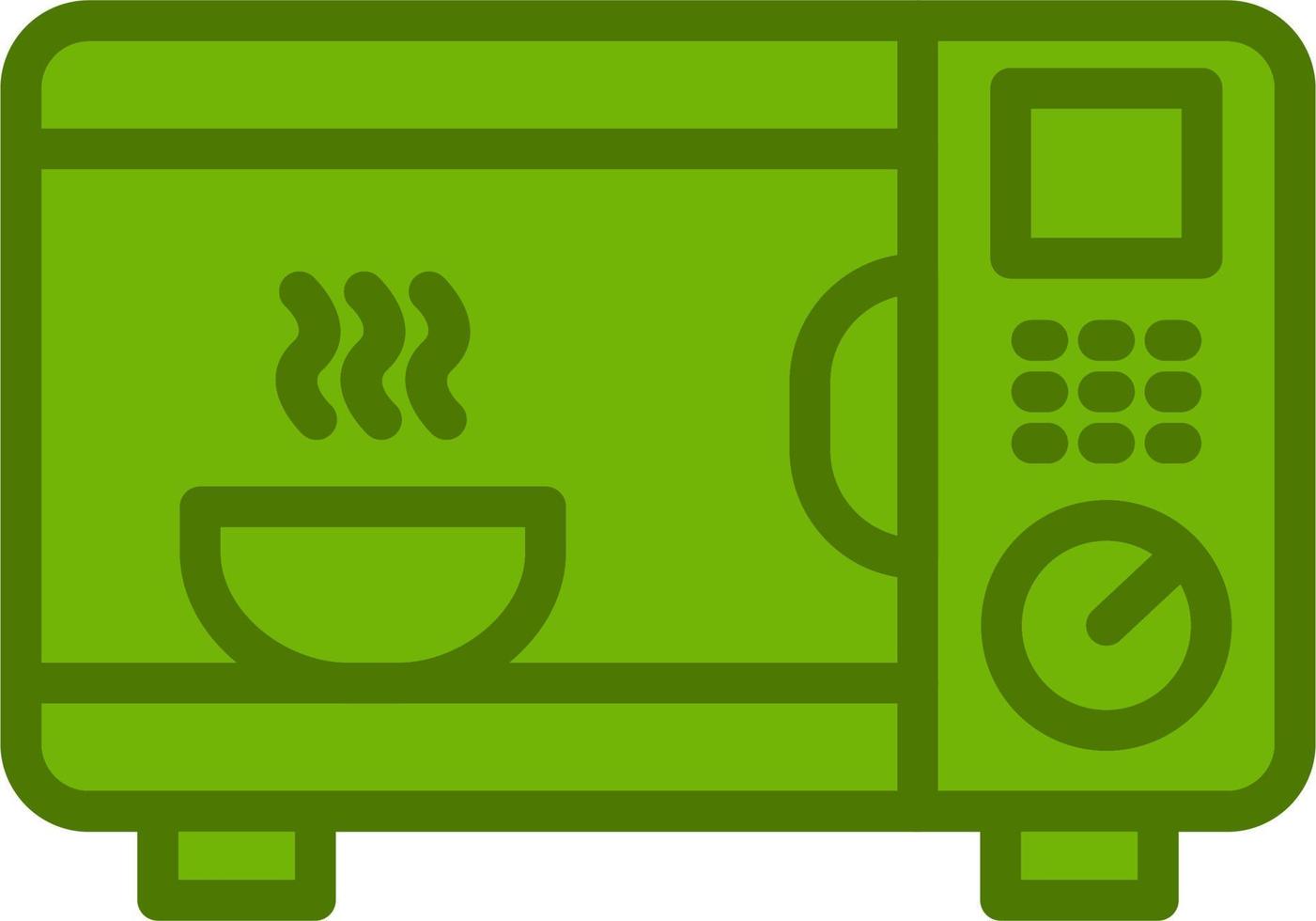 Microwave Vector Icon