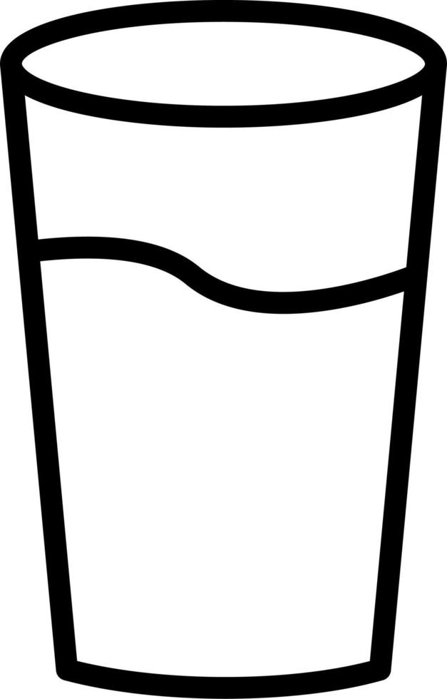 Glass Of Water Vector Icon