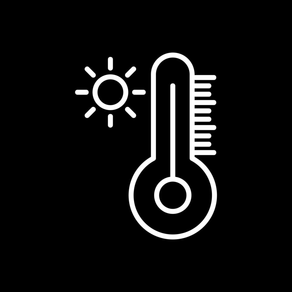 diseño de icono de vector de temperatura