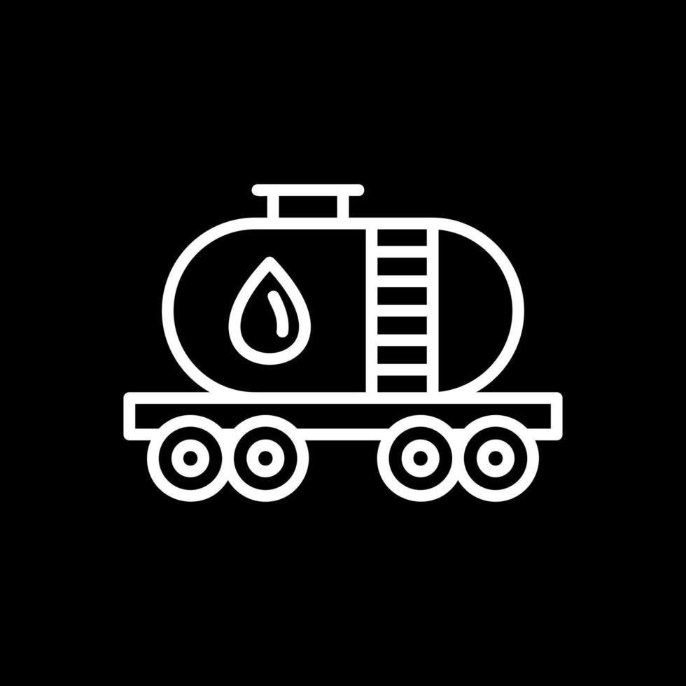 Fuel Tank Vector Icon Design