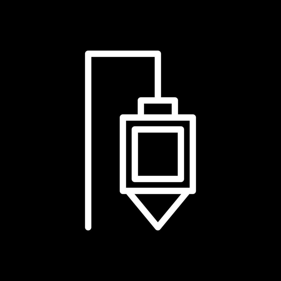 Plumb Bob Vector Icon Design