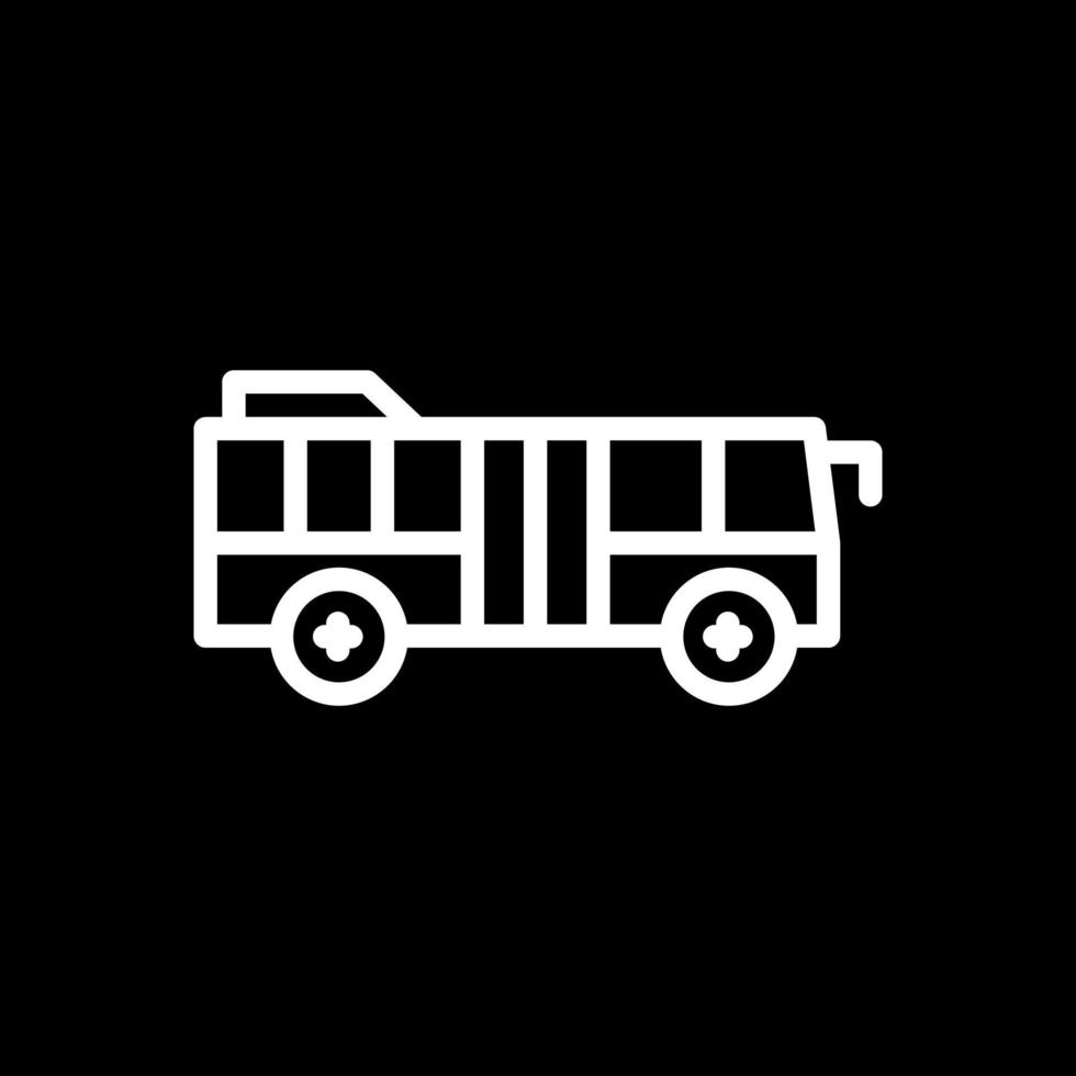 diseño de icono de vector de autobús