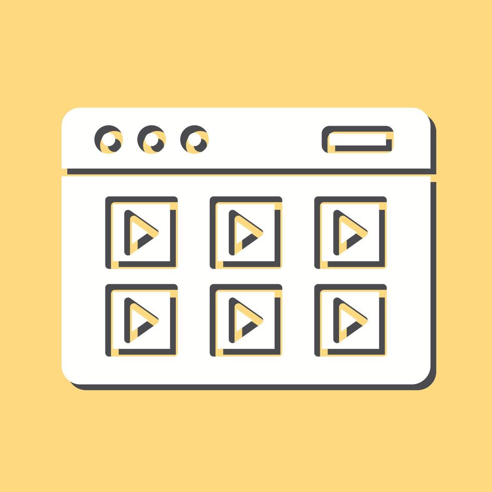 Online Course Unique Vector Icon