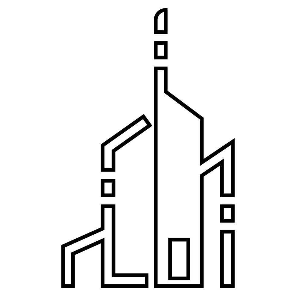 tower icon illustration vector
