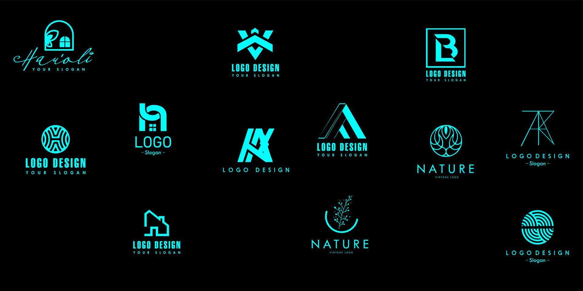 real estate logo vector