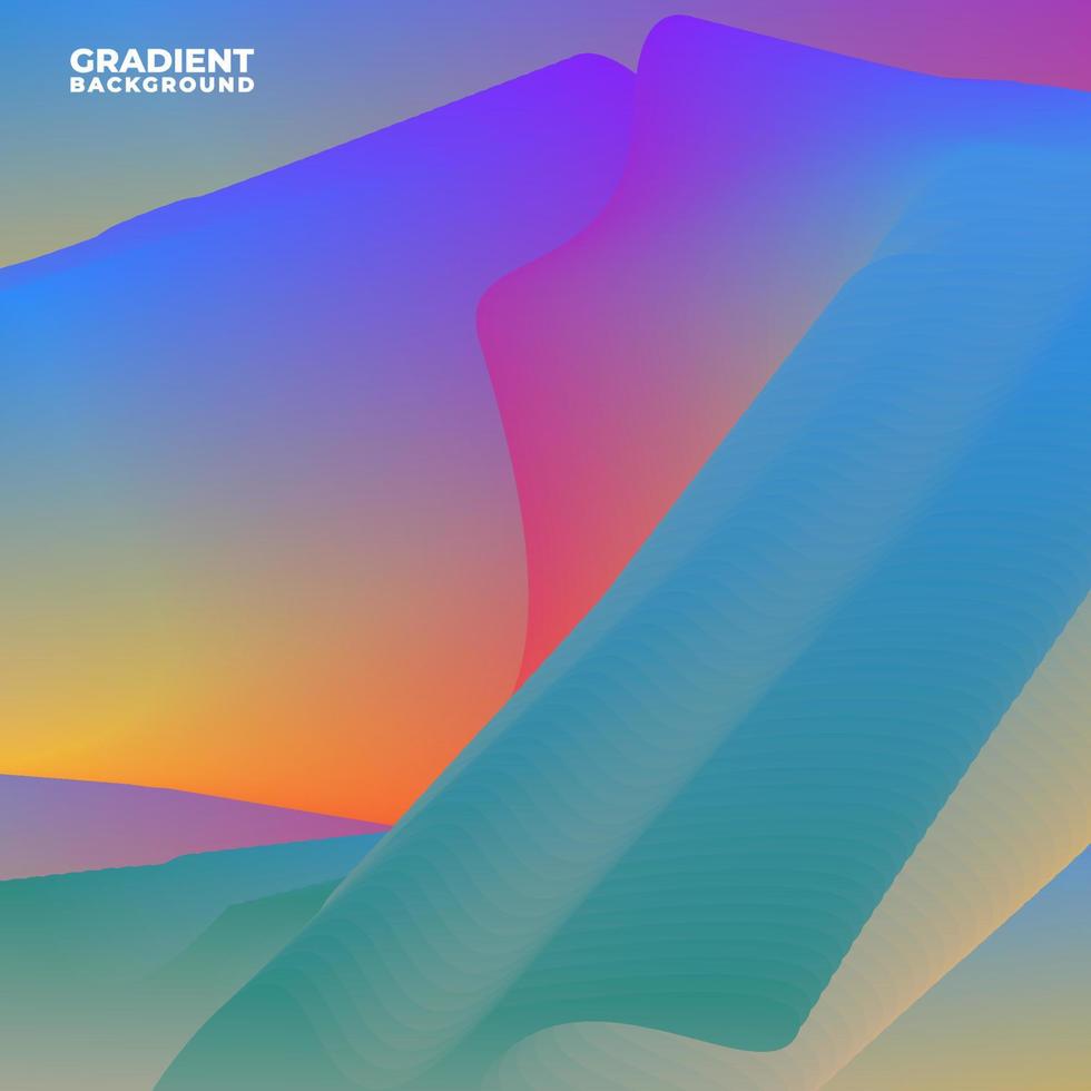 Vector colorful abstract gradient background for banner, poster, and flyer Free Vector