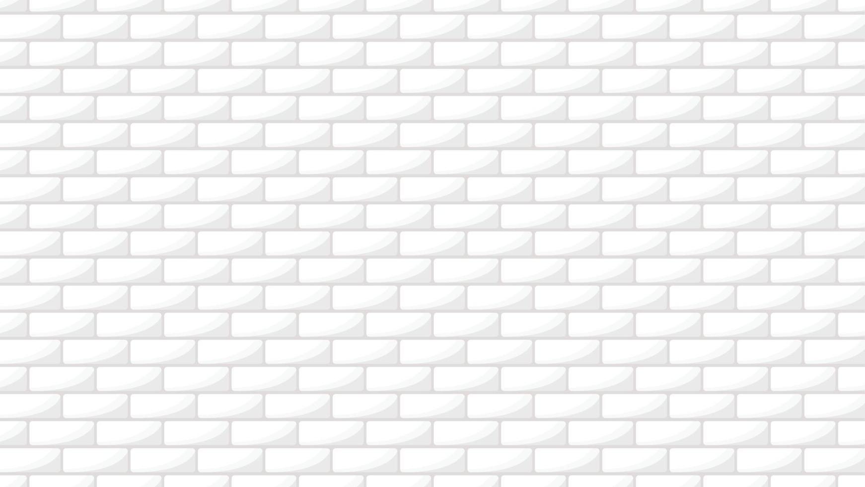 Brick pattern wallpaper. Brick wall background. White brick wallpaper. vector