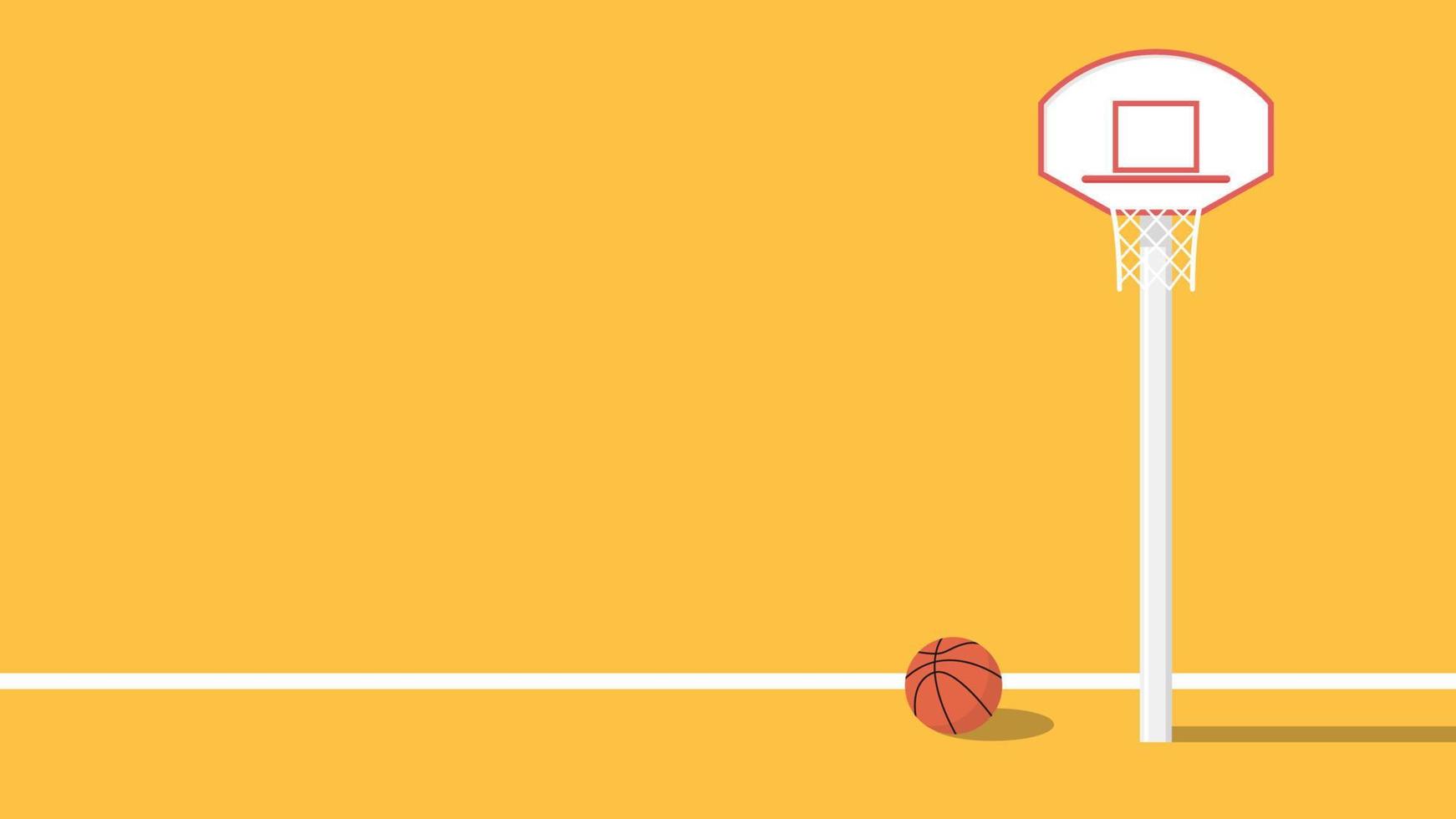 basketball cartoon vector. free space for text. wallpaper. copy space. vector