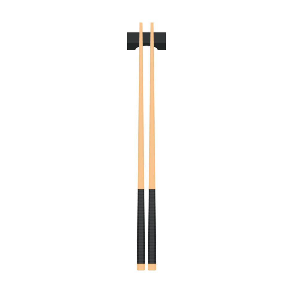 Chopsticks vector. chopsticks white background. wallpaper. free space for text. copy space. vector