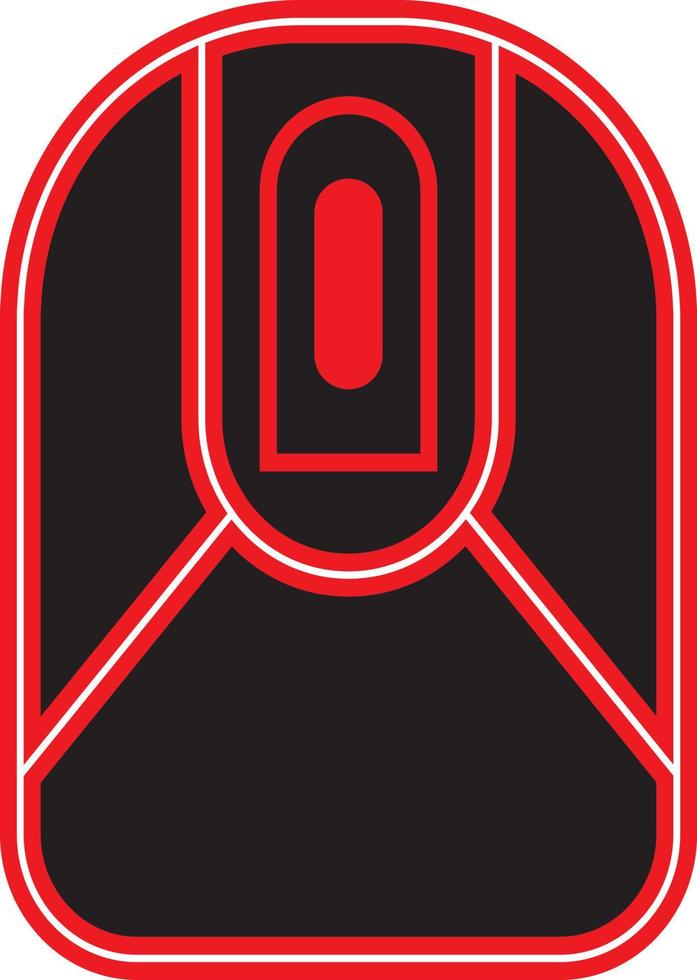 Visual computer mouse line symbol technology icon simple and elegant vector