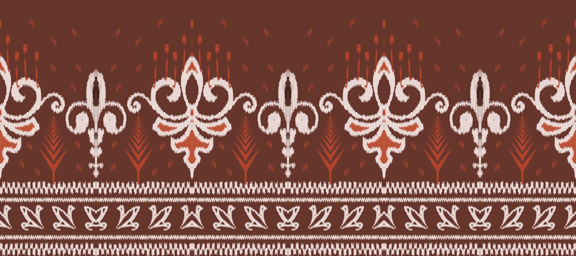 africano ikat cachemir bordado. étnico ikat triángulo africano ikat cachemir bordado. batik textil sin costura modelo digital vector diseño para impresión sari curti borneo tela frontera ikkat dupatta