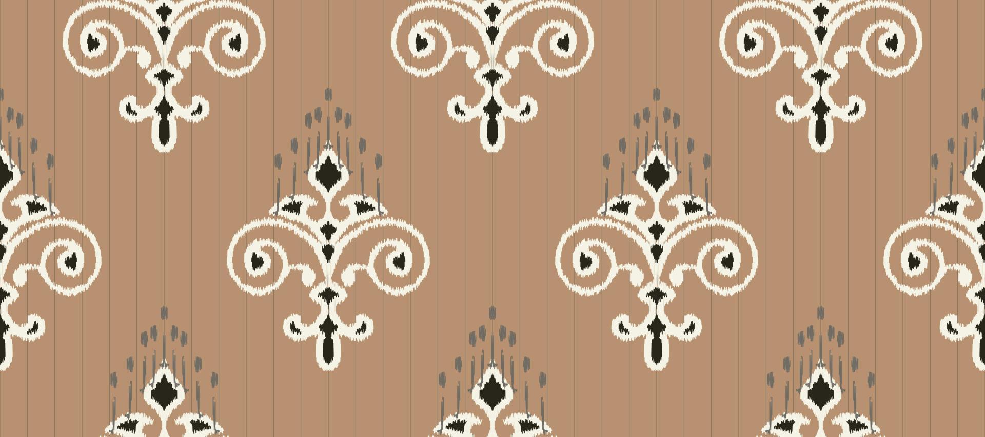 African Ikat paisley embroidery. Ethnic ikat texture African Ikat paisley embroidery. Batik textile seamless pattern digital vector design for Print saree Kurti Borneo Fabric border Ikkat Dupatta