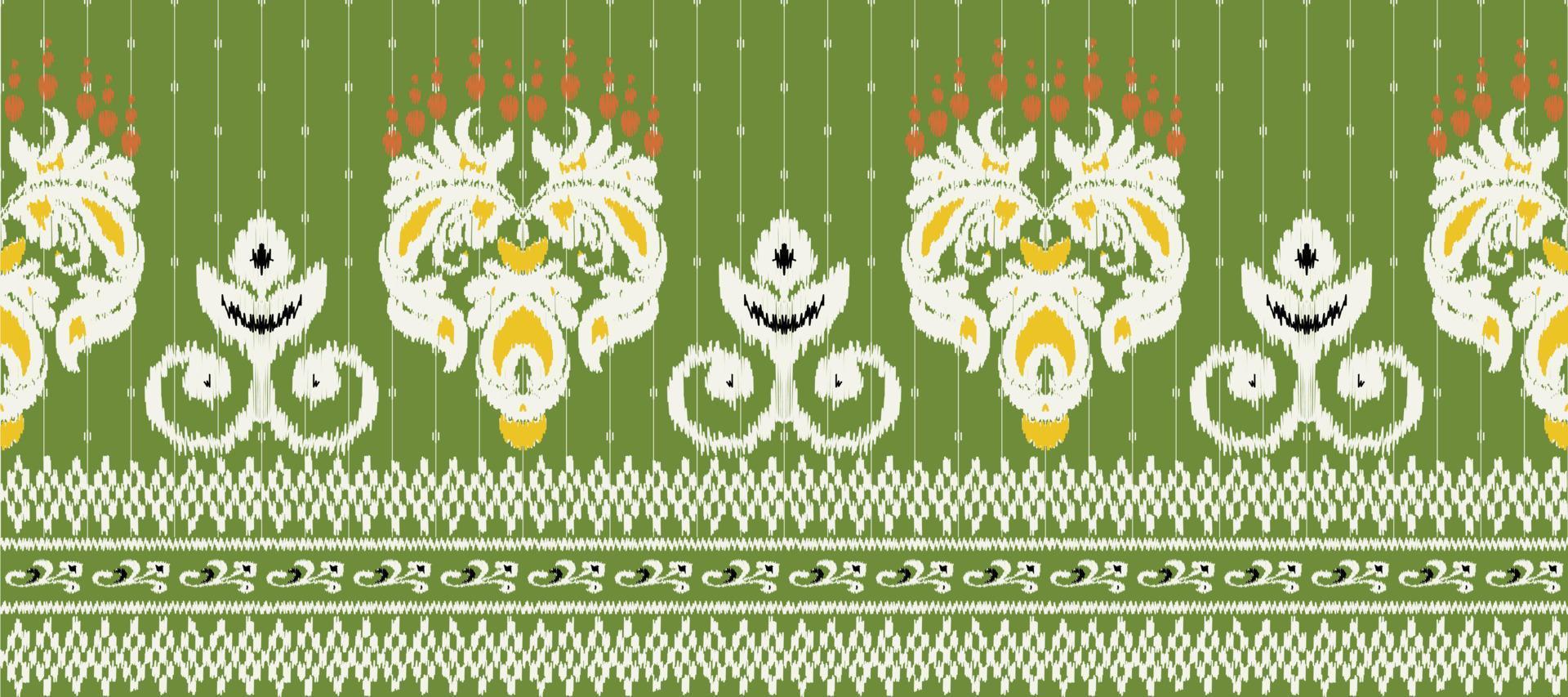 motivo ikat sin costura modelo bordado antecedentes. geométrico étnico oriental modelo tradicional. ikat azteca estilo resumen vector ilustración. diseño para impresión textura,tela,sari,sari,alfombra.