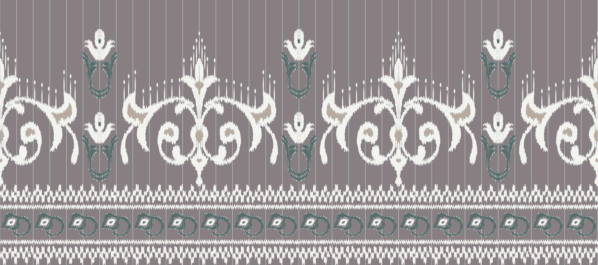 African Motif Ikat paisley embroidery background. geometric ethnic oriental pattern traditional. Ikat Aztec style abstract vector illustration. design for print texture,fabric,saree,sari,carpet.