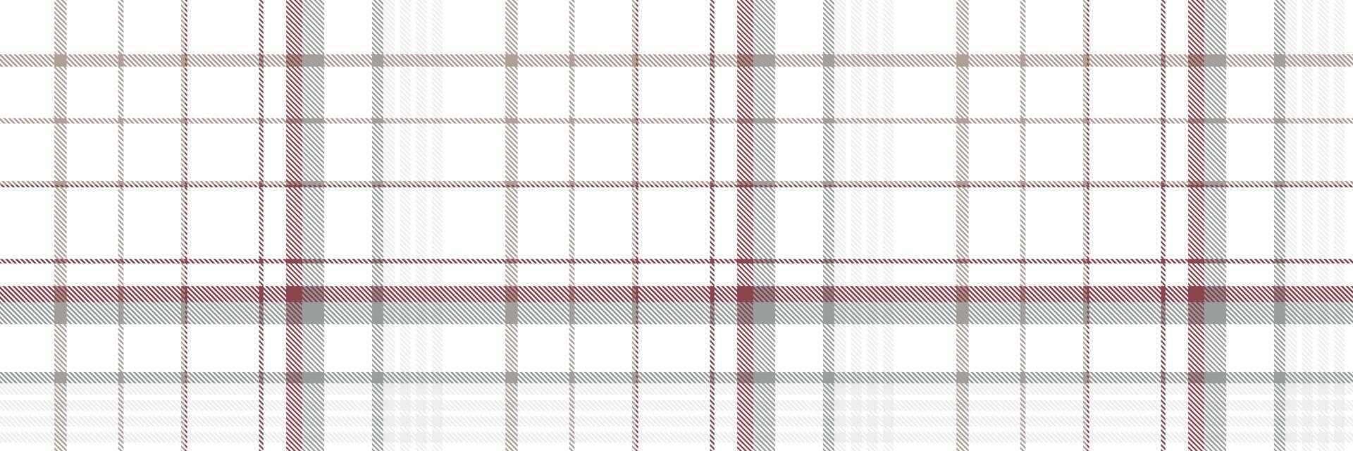 Simple plaid pattern is a patterned cloth consisting of criss crossed, horizontal and vertical bands in multiple colours.Seamless tartan for  scarf,pyjamas,blanket,duvet,kilt large shawl. vector