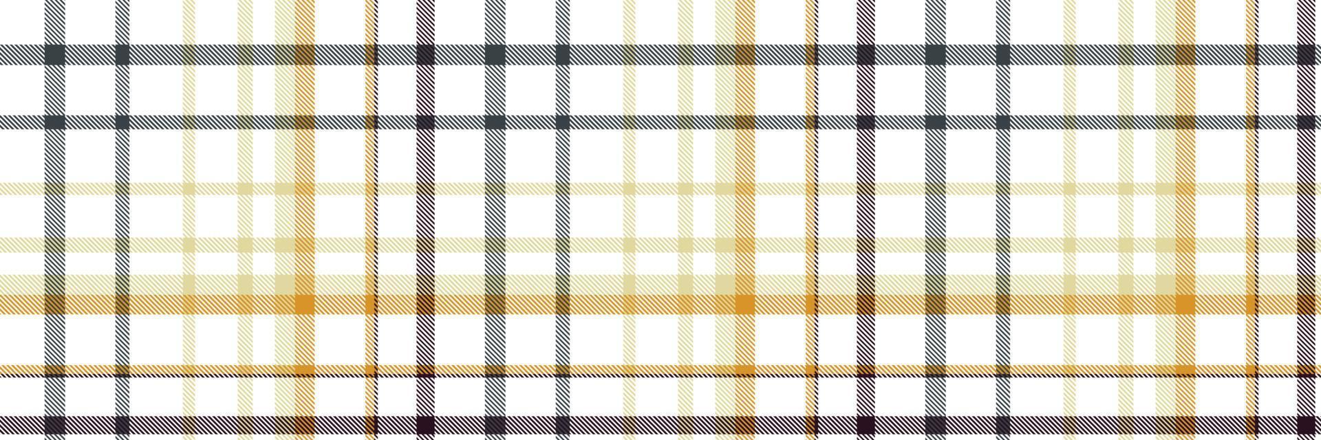 Plaid pattern is a patterned cloth consisting of criss crossed, horizontal and vertical bands in multiple colours.Seamless tartan for  scarf,pyjamas,blanket,duvet,kilt large shawl. vector