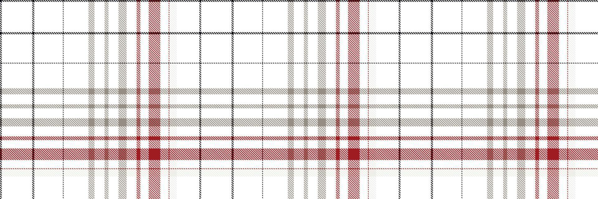 Check Plaid patterns is a patterned cloth consisting of criss crossed, horizontal and vertical bands in multiple colours.Seamless tartan for  scarf,pyjamas,blanket,duvet,kilt large shawl. vector