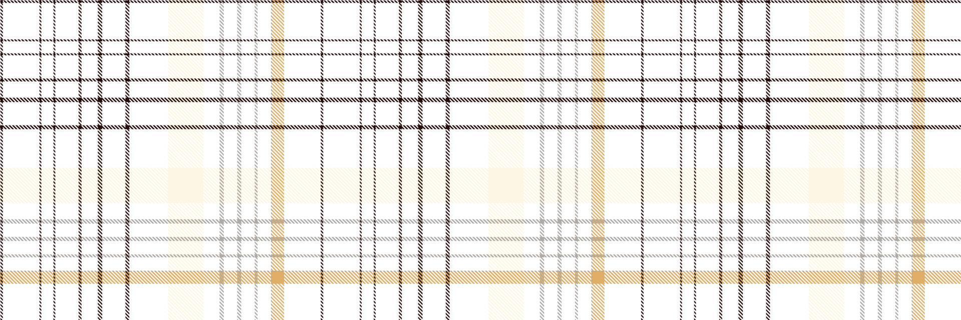 Check Simple plaid pattern is a patterned cloth consisting of criss crossed, horizontal and vertical bands in multiple colours.Seamless tartan for  scarf,pyjamas,blanket,duvet,kilt large shawl. vector