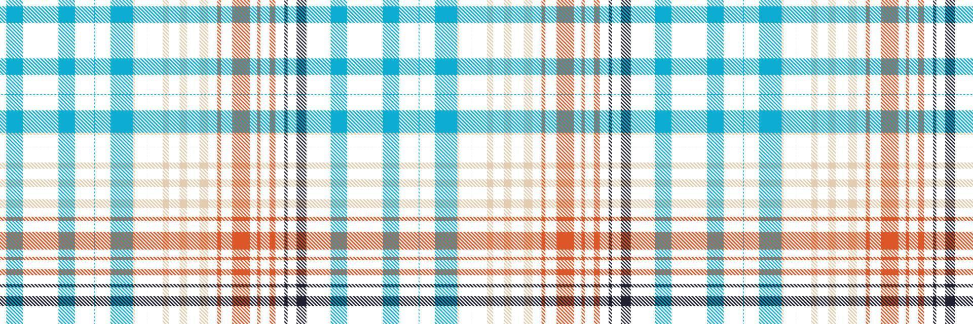 Tartan seamless pattern is a patterned cloth consisting of criss crossed, horizontal and vertical bands in multiple colours.Seamless tartan for  scarf,pyjamas,blanket,duvet,kilt large shawl. vector