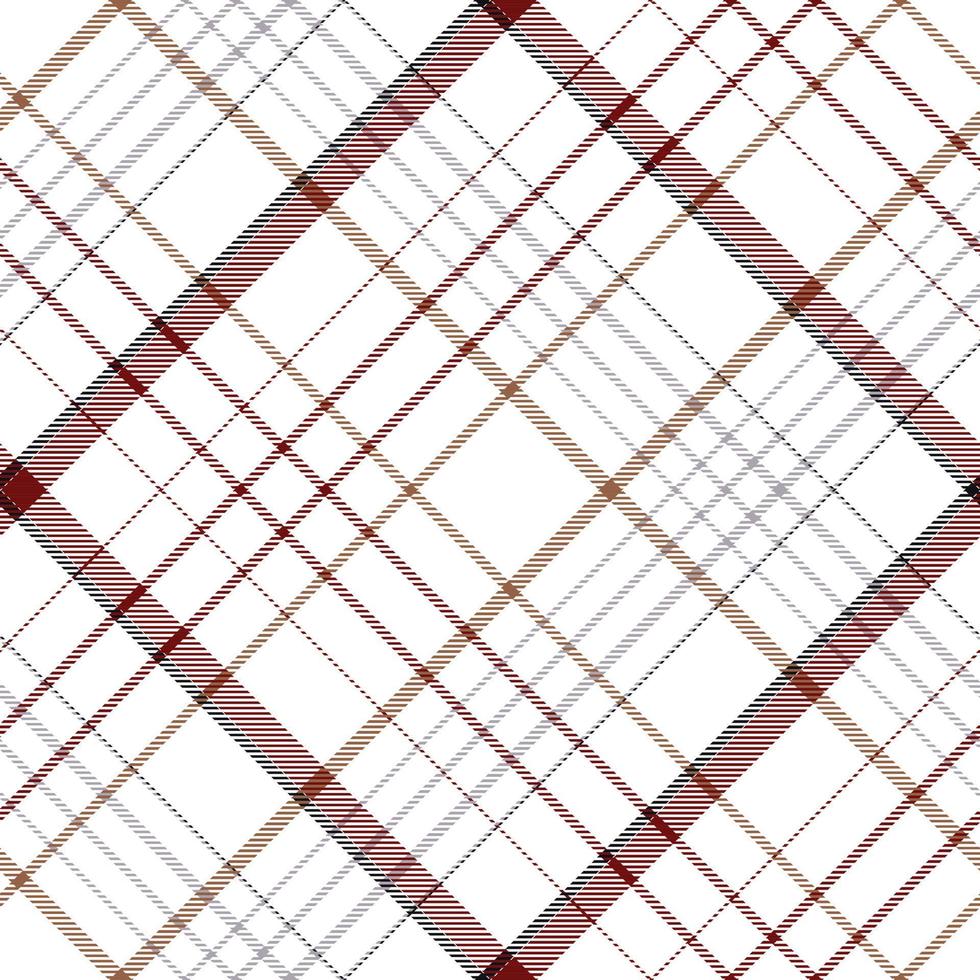 Check Plaid pattern is a patterned cloth consisting of criss crossed, horizontal and vertical bands in multiple colours.Seamless tartan for  scarf,pyjamas,blanket,duvet,kilt large shawl. vector