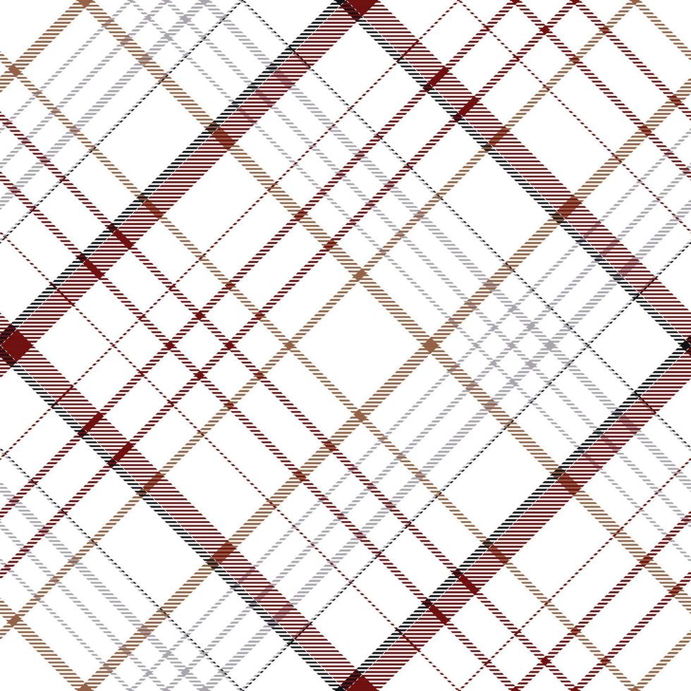 Check Plaid pattern is a patterned cloth consisting of criss crossed, horizontal and vertical bands in multiple colours.Seamless tartan for  scarf,pyjamas,blanket,duvet,kilt large shawl. vector