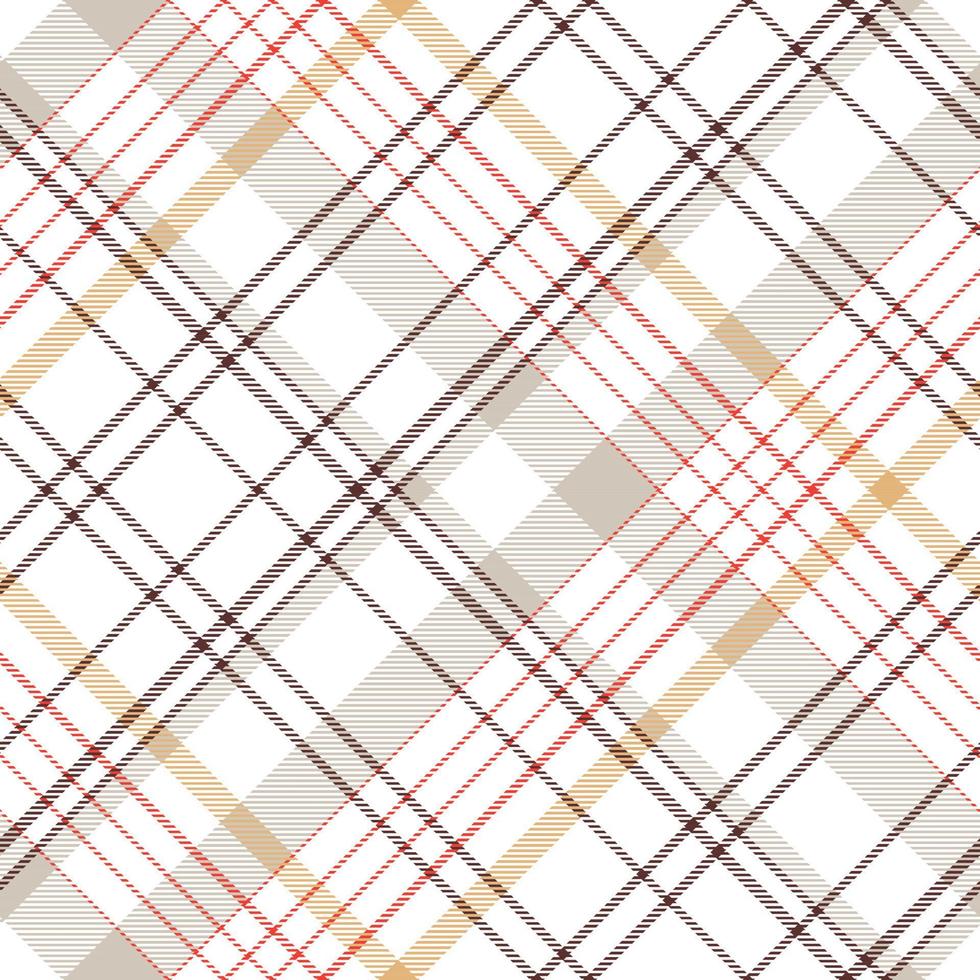 Check Plaid pattern  seamless is a patterned cloth consisting of criss crossed, horizontal and vertical bands in multiple colours.Seamless tartan for  scarf,pyjamas,blanket,duvet,kilt large shawl. vector