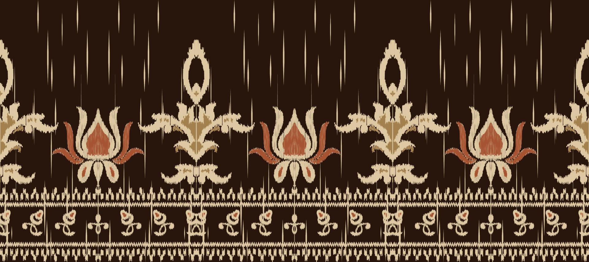 africano ikat cachemir bordado. batik textil ikat diamante sin costura modelo digital vector diseño para impresión sari curti borneo tela frontera ikkat dupatta