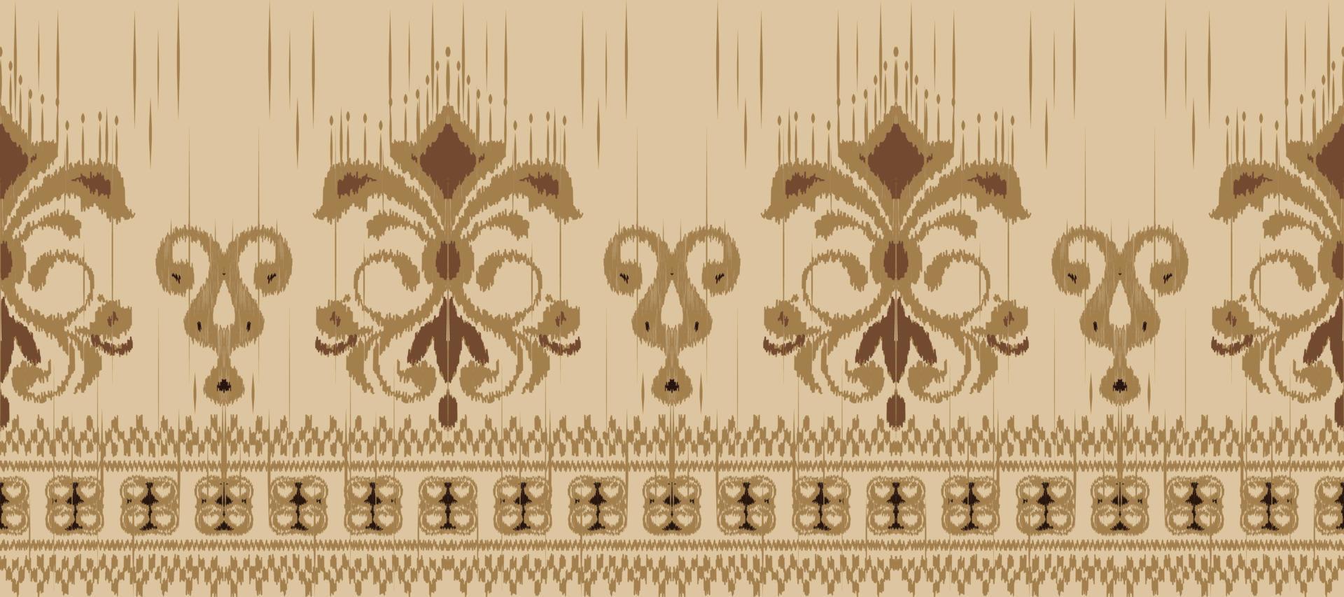 africano ikat cachemir bordado. batik textil africano ikat sin costura modelo digital vector diseño para impresión sari curti borneo tela frontera cepillo fiesta vestir