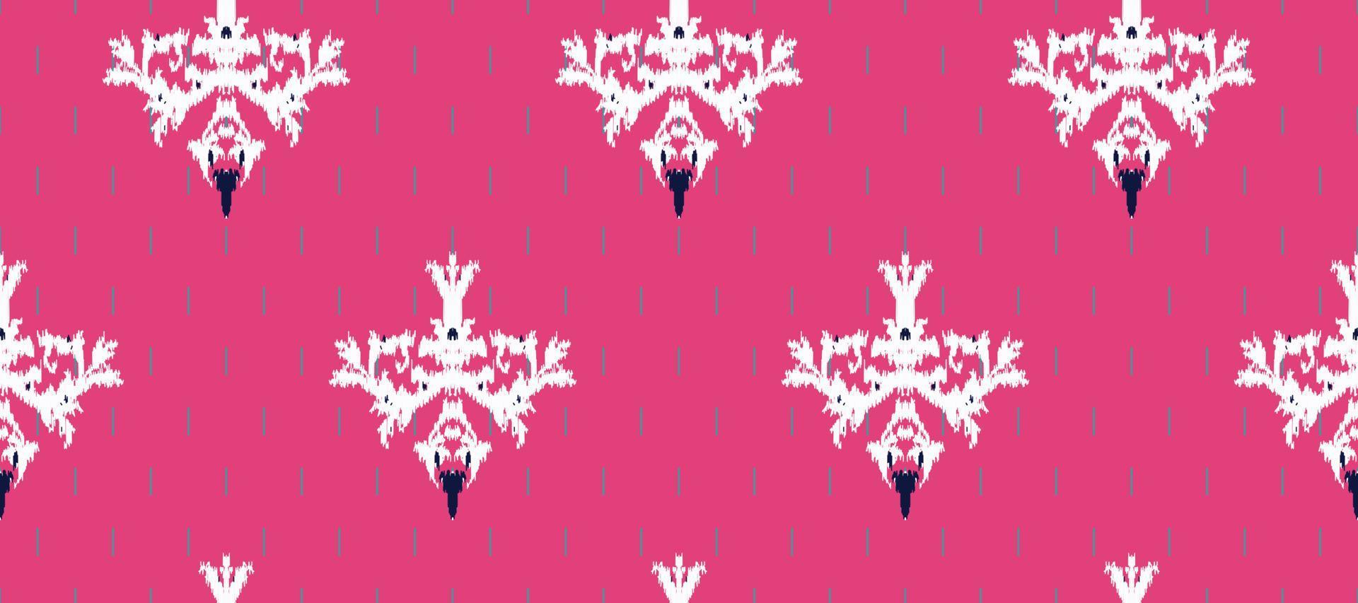 africano ikat cachemir bordado. batik textil ikat floral sin costura modelo digital vector diseño para impresión sari curti borneo tela frontera cepillo fiesta vestir