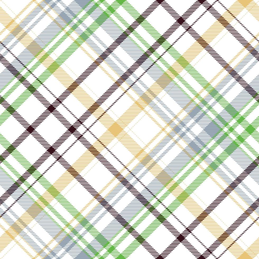 Check Plaids pattern is a patterned cloth consisting of criss crossed, horizontal and vertical bands in multiple colours.Seamless tartan for  scarf,pyjamas,blanket,duvet,kilt large shawl. vector