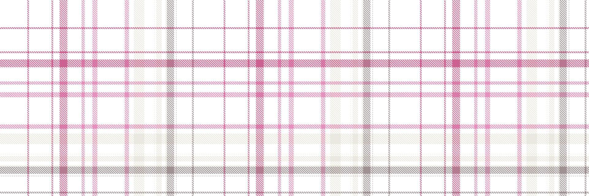 Check Plaid pattern  seamless is a patterned cloth consisting of criss crossed, horizontal and vertical bands in multiple colours.Seamless tartan for  scarf,pyjamas,blanket,duvet,kilt large shawl. vector
