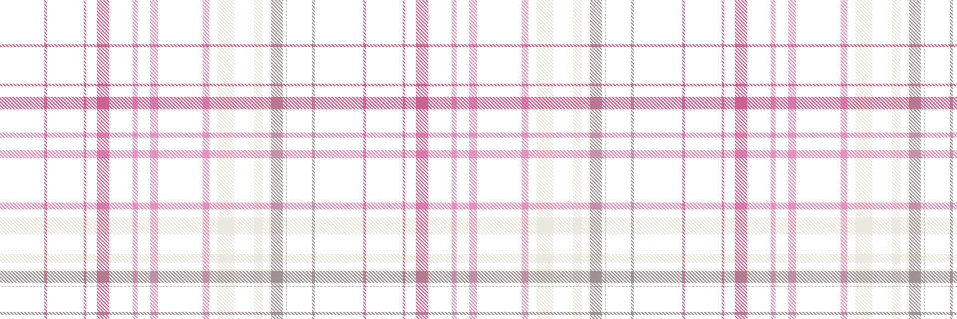 Check Plaid pattern  seamless is a patterned cloth consisting of criss crossed, horizontal and vertical bands in multiple colours.Seamless tartan for  scarf,pyjamas,blanket,duvet,kilt large shawl. vector