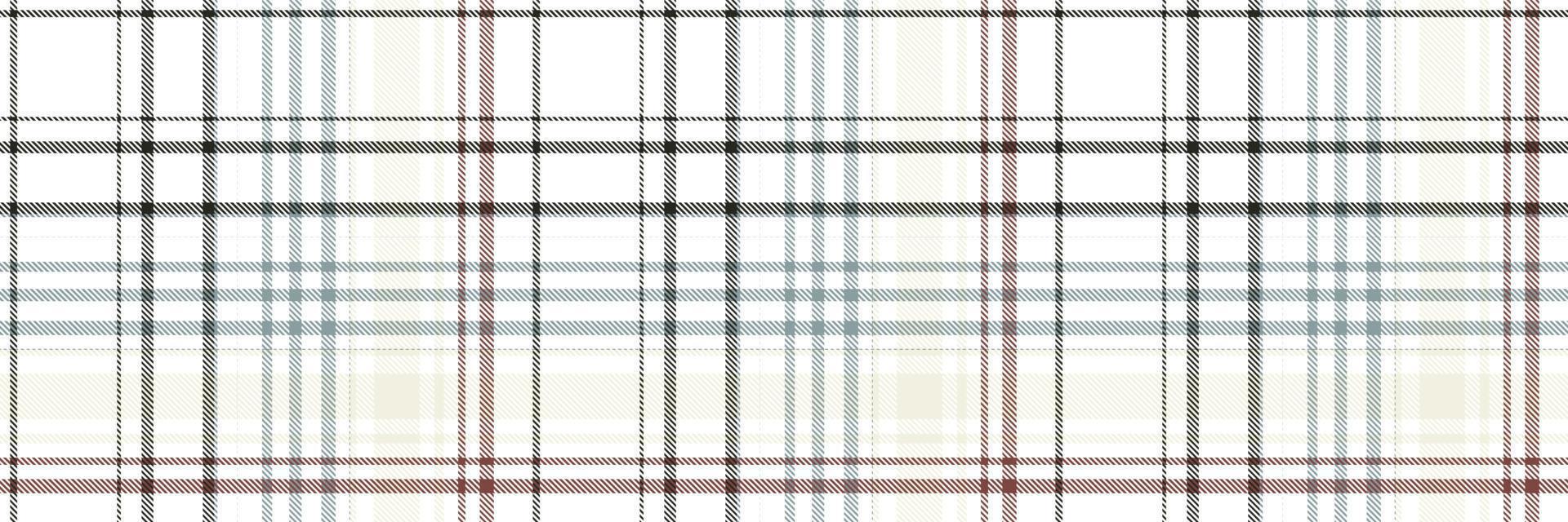 Simple plaid seamless pattern is a patterned cloth consisting of criss crossed, horizontal and vertical bands in multiple colours.Seamless tartan for  scarf,pyjamas,blanket,duvet,kilt large shawl. vector