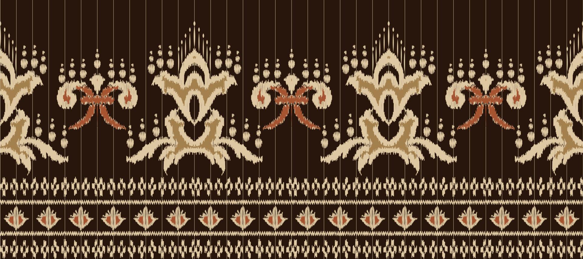 africano ikat cachemir modelo bordado antecedentes. geométrico étnico oriental modelo tradicional. ikat azteca estilo resumen vector ilustración. diseño para impresión textura,tela,sari,sari,alfombra.