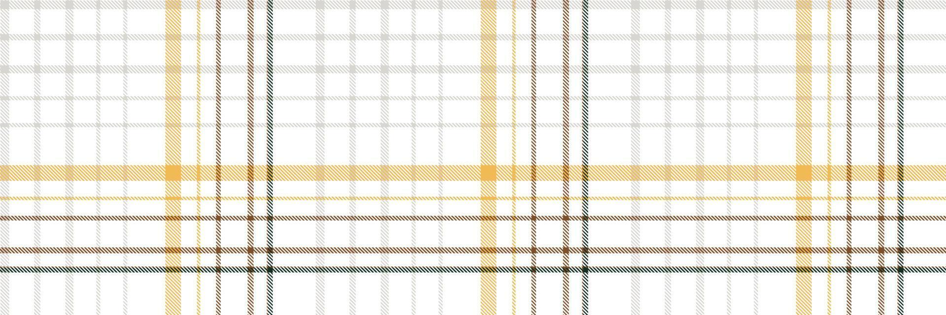 Check Plaids pattern is a patterned cloth consisting of criss crossed, horizontal and vertical bands in multiple colours.Seamless tartan for  scarf,pyjamas,blanket,duvet,kilt large shawl. vector
