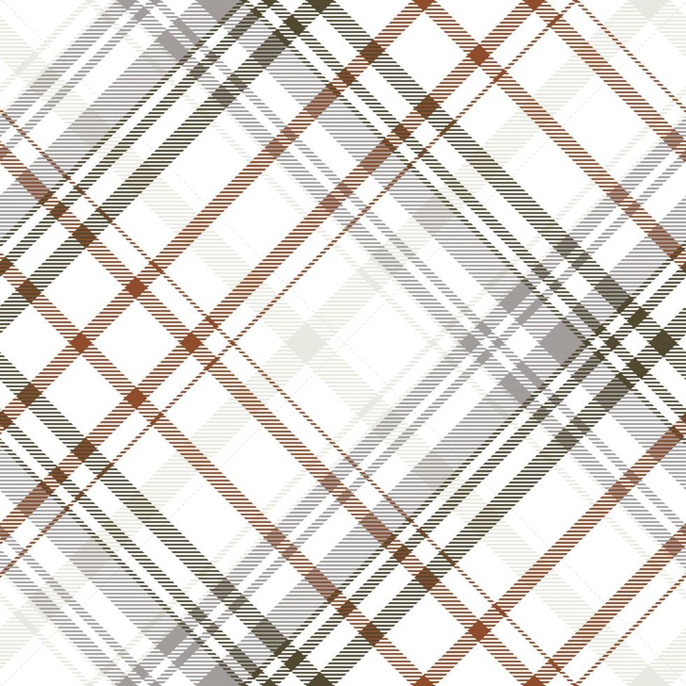 Check Tartan pattern is a patterned cloth consisting of criss crossed, horizontal and vertical bands in multiple colours.Seamless tartan for  scarf,pyjamas,blanket,duvet,kilt large shawl. vector