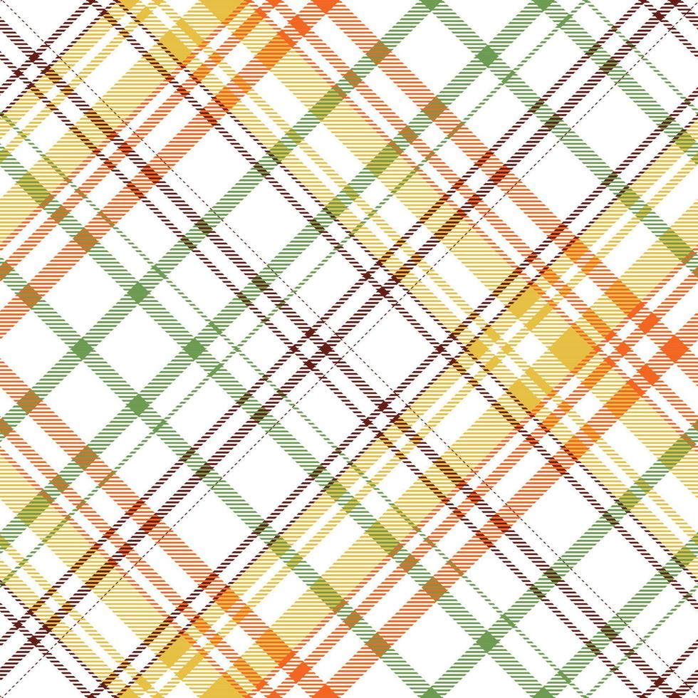 Check Plaid patterns is a patterned cloth consisting of criss crossed, horizontal and vertical bands in multiple colours.Seamless tartan for  scarf,pyjamas,blanket,duvet,kilt large shawl. vector