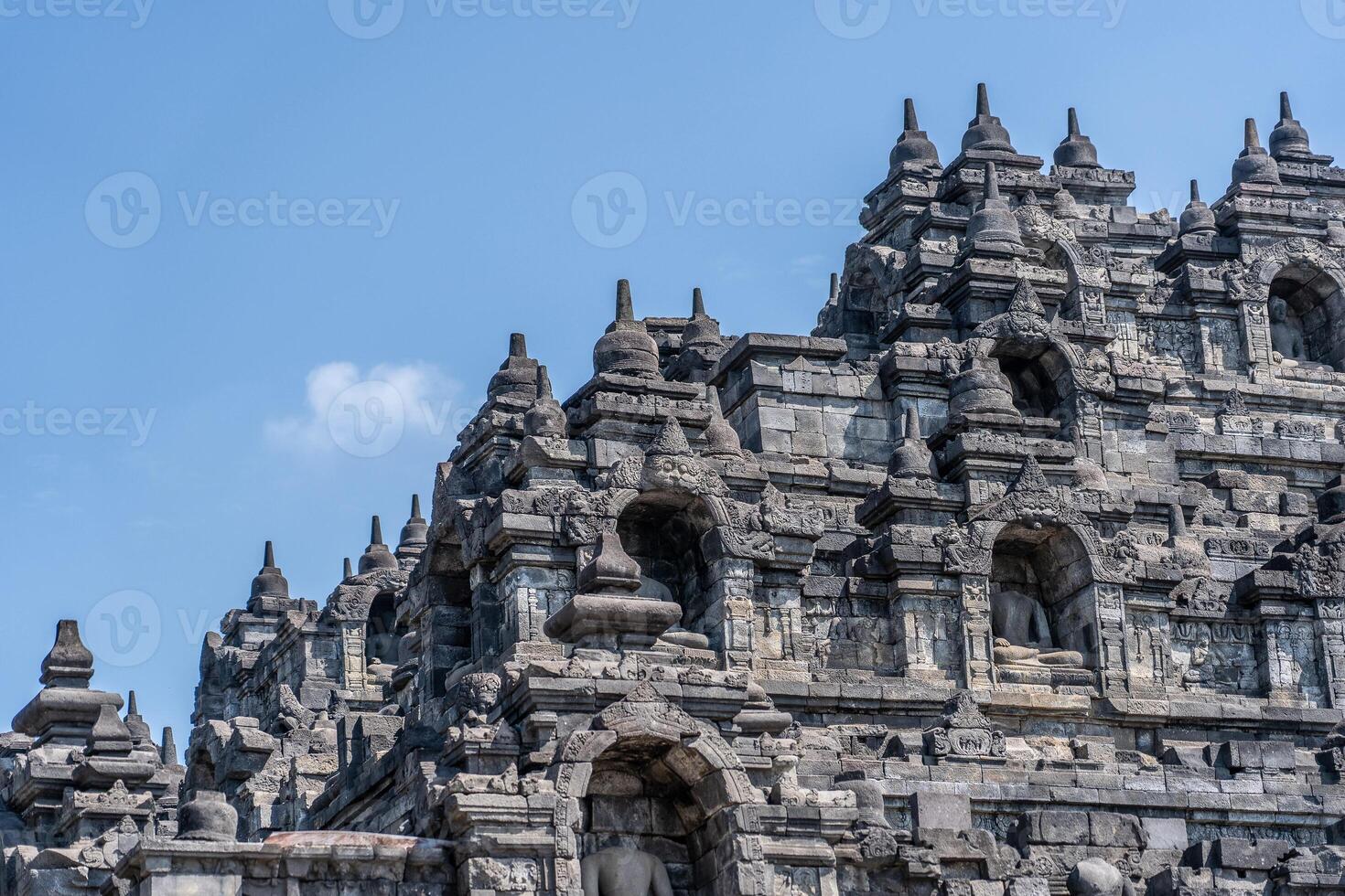 the beauty of a Borobudur temple. photo