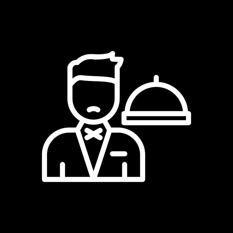 Waiter Vector Icon Design