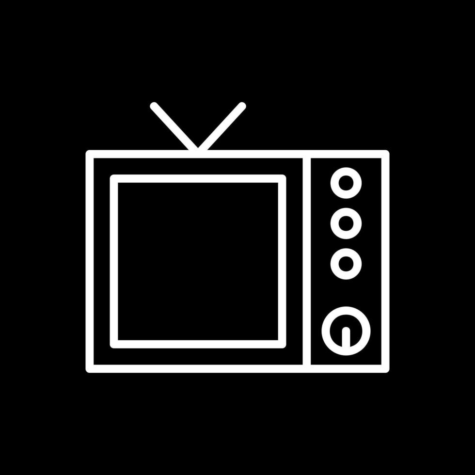 diseño de icono de vector de televisión